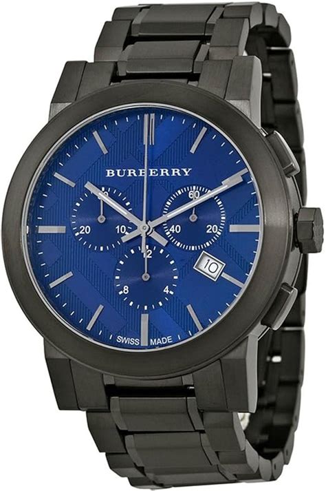 Burberry Men's Swiss Chronograph Gray Ion